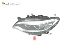 BMW 63117469783 — BMW GENUINE HEADLIGHT LH 63117469783