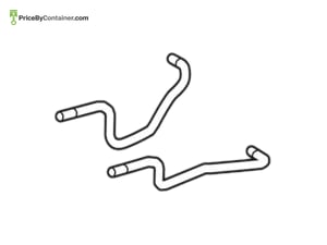 BMW 64119382866 — BMW GENUINE PIPE 64119382866