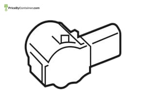 BMW 66209827023 — BMW GENUINE Ultrasonic sensor Dravite Grey 66209827023