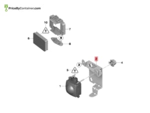 BMW 66316775360 — BMW GENUINE BRACKET 66316775360