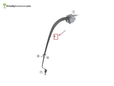BMW 72117434181 — BMW GENUINE SEAT BELT REAR 72117434181