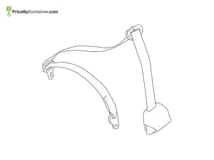 BMW 72118266838 — BMW GENUINE SEAT BELT * 72118266838