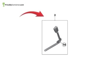 BMW 72119177110 — BMW GENUINE SEAT BELT TIGHTON 72119177110