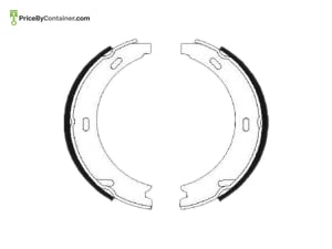 FEBI 1404200920 — FEBI HAND BRAKE SHOE 08200 1404200920 / 08200