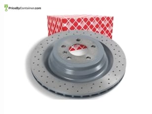 FEBI 1664230312 — Febi Rear Left or Right Brake Disc for Mercedes-Benz 106606 / 1664230312