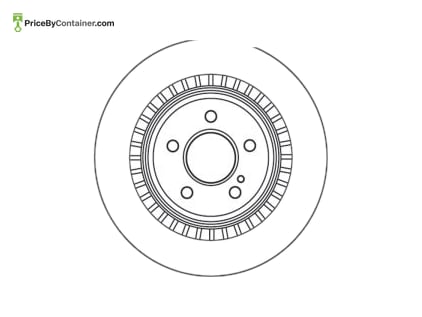 FEBI 2214231012 — FEBI BRAKE DISC 26405 0412 2214231012 / 26405