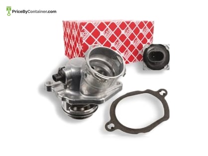 FEBI 2722000415 — The Febi Engine Coolant Thermostat Assembly with part number 108755, associated with Mercedes-Benz part number…