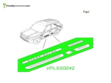 LAND ROVER / RANGE ROVER VPLSS0042 — Range Rover Genuine Original New Stainless Steel Sill Tread Plates VPLSS0042 Replace : EBN500040 Functionality : These…