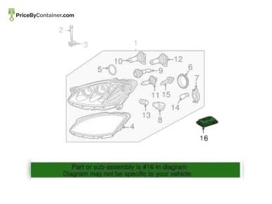 MAGNETI MARELLI 2219000701 — Magneti Marelli Headlamp Range Adjustment Control Unit For Mercedes-Benz 2219000701 / 711307329231 Replace : 2169009000…