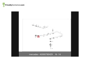 MERCEDES-BENZ 0000780429 — Mercedes-Benz Genuine VALVE 0000780429