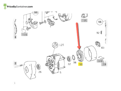 MERCEDES-BENZ 0001546216 — MERCEDES BENZ RECTIFIER GENUINE ELECTRIC PARTS 0001546216