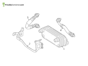 MERCEDES-BENZ 0002703700 — Mercedes-Benz Genuine OIL HOSE 0002703700