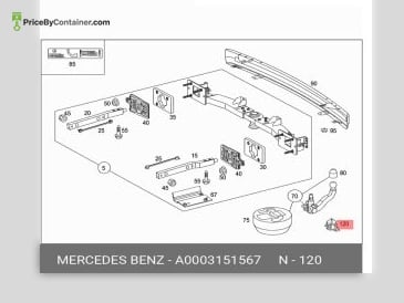 MERCEDES-BENZ 0003151567 — Mercedes-Benz Genuine CAP 0003151567