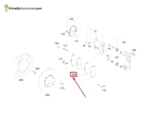 MERCEDES-BENZ 0004203304 — Mercedes-Benz Genuine REAR BRAKE PAD 0004203304