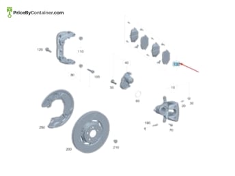 MERCEDES-BENZ 0004204102 — Mercedes-Benz Genuine DISK BRAKE PAD/2206 0004204102