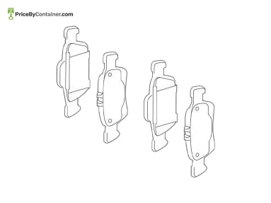 MERCEDES-BENZ 0004205204 — Mercedes-Benz Genuine BRAKE PAD REAR 0004205204
