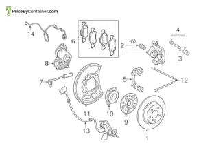 MERCEDES-BENZ 0004206002 — Mercedes-Benz Genuine RR BREAK PAD CERAMIC 0004206002