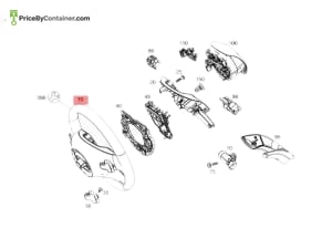 MERCEDES-BENZ 00046054039E38 — Mercedes-Benz Genuine STEERING WHEEL 00046054039E38