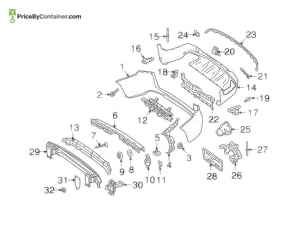 MERCEDES-BENZ 0004900527 — MERCEDES BENZ GENUINE TAILPIPE TRIM A0004900527