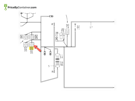 MERCEDES-BENZ 0005454026 — MERCEDES BENZ RECEPTACLE PIN BUSHING FOLDING TOP LOCK RELAY GENUINE ELECTRIC SYSTEM 0005454026
