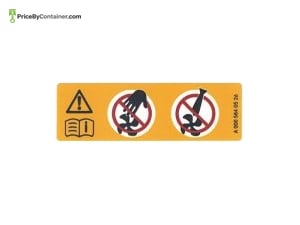 MERCEDES-BENZ 0005840526 — Mercedes-Benz Genuine INFORMATION LABEL 0005840526