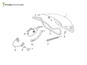 MERCEDES-BENZ 0007500400 — MERCEDES BENZ GENUINE STOP BUFFER A0007500400