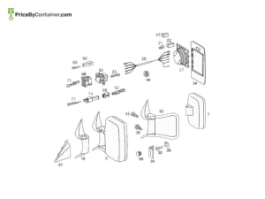 MERCEDES-BENZ 0008115630 — MERCEDES BENZ GENUINE MIRROR OUTER A0008115630