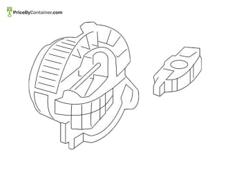 MERCEDES-BENZ 0008307902 — Mercedes-Benz Genuine BLOWER MOTOR 0008307902
