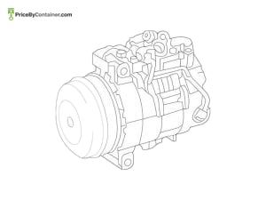 MERCEDES-BENZ 000830980080 — Mercedes-Benz Genuine AC COMPRESSOR 0008303100 0008309200 000830980080