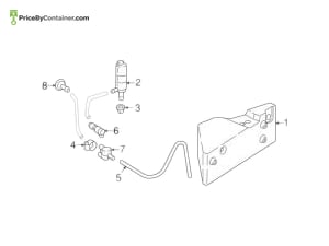 MERCEDES-BENZ 0008692694 — Mercedes-Benz Genuine HOSE 0008692694