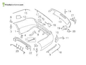 MERCEDES-BENZ 0008850711 — Mercedes-Benz Genuine MOUNTING PLATE 0008850711
