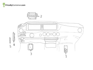 MERCEDES-BENZ 0009008518 — Mercedes-Benz Genuine CONTROL UNITE…..2229001710 0009008518