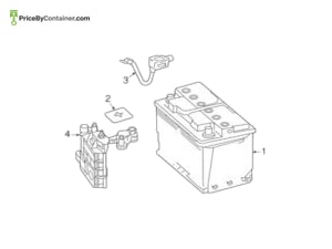 MERCEDES-BENZ 0009050554 — MERCEDES BENZ GENUINE BATTERY SENSOR A0009050554