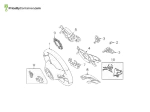 MERCEDES-BENZ 000905901364 — MERCEDES BENZ GENUINE RADAR SENSOR A000905901364