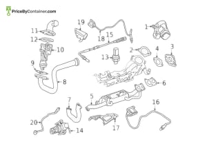 MERCEDES-BENZ 000905980328 — MERCEDES BENZ GENUINE NOX SENSOR A000905980328