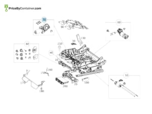 MERCEDES-BENZ 0009101305 — MERCEDES BENZ GENUINE TS HEIGHT ADJUSTMENT A0009101305