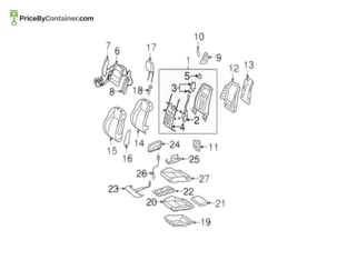 MERCEDES-BENZ 0009102075 — MERCEDES BENZ GENUINE UPHOLSTERY INSERT A0009102075