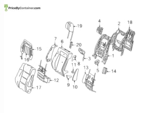 MERCEDES-BENZ 0009108000 — Mercedes-Benz Genuine INSERT, ADJUSTABLE 0009108000