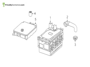 MERCEDES-BENZ 000982442064 — MERCEDES BENZ GENUINE STARTER BATTERY A000982442064