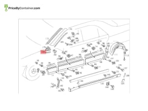MERCEDES-BENZ 0009876860 — MERCEDES BENZ GENUINE INTERMEDIATE LAYER A0009876860