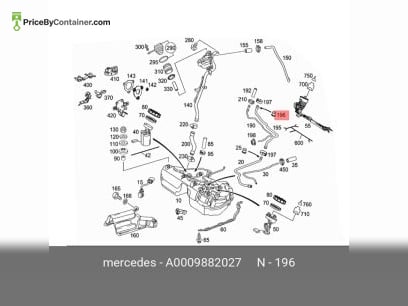 MERCEDES-BENZ 0009882027 — Mercedes-Benz Genuine GROMMET 0009882027