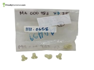 MERCEDES-BENZ 0009887725 — The Mercedes-Benz Genuine Nut Insert Plug Screw Fixing Rivet, available as a set of 4 pieces and referenced by part…