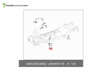 MERCEDES-BENZ 0009905118 — Mercedes-Benz Genuine CAP BOLT W INT. SERRATION 0009905118