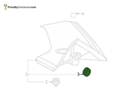 MERCEDES-BENZ 0009915500 — Mercedes-Benz Genuine MOUNTING CLIP 0009915500