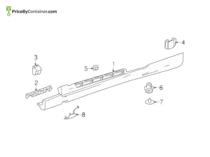 MERCEDES-BENZ 0009919698 — MERCEDES BENZ GENUINE CLAMP A0009919698