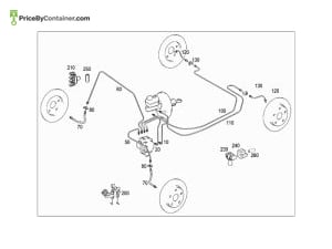 MERCEDES-BENZ 0009953677 — MERCEDES BENZ GENUINE BRACKET A0009953677