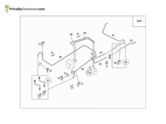 MERCEDES-BENZ 0009958077 — MERCEDES BENZ GENUINE LINE BRACKET A0009958077
