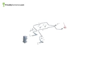 MERCEDES-BENZ 0009986304 — MERCEDES BENZ GENUINE COOLER SEAL A0009986304