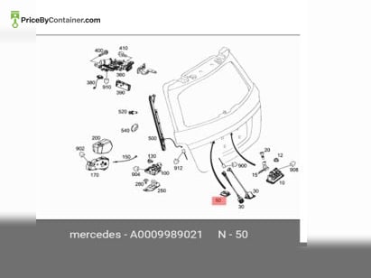 MERCEDES-BENZ 0009989021 — Mercedes-Benz Genuine COVER CAP 0009989021