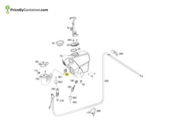 MERCEDES-BENZ 0009989401 — Mercedes-Benz Genuine FEED-THROUGH GROMMET 0009989401